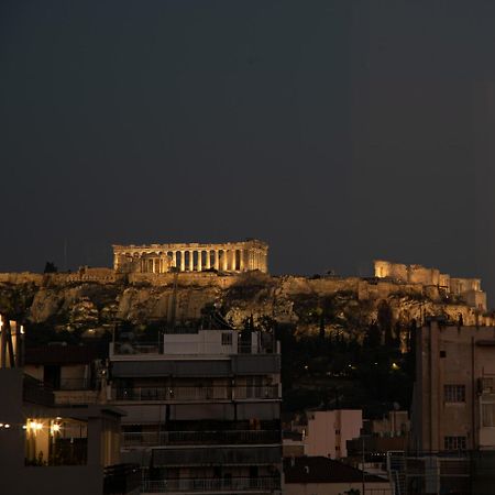 Ferienwohnung Stunning Acropolis View - 500M Metro - At Historical Center Athen Exterior foto