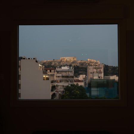 Ferienwohnung Stunning Acropolis View - 500M Metro - At Historical Center Athen Exterior foto