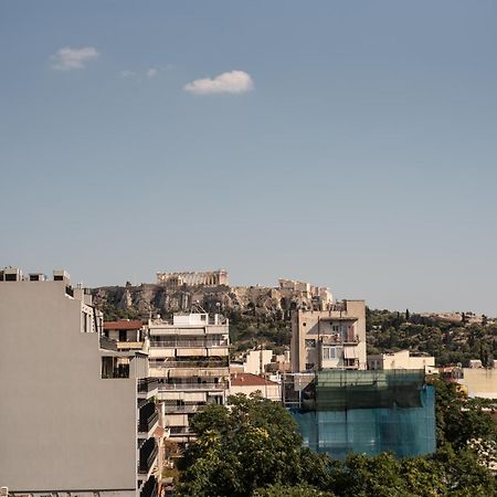Ferienwohnung Stunning Acropolis View - 500M Metro - At Historical Center Athen Exterior foto