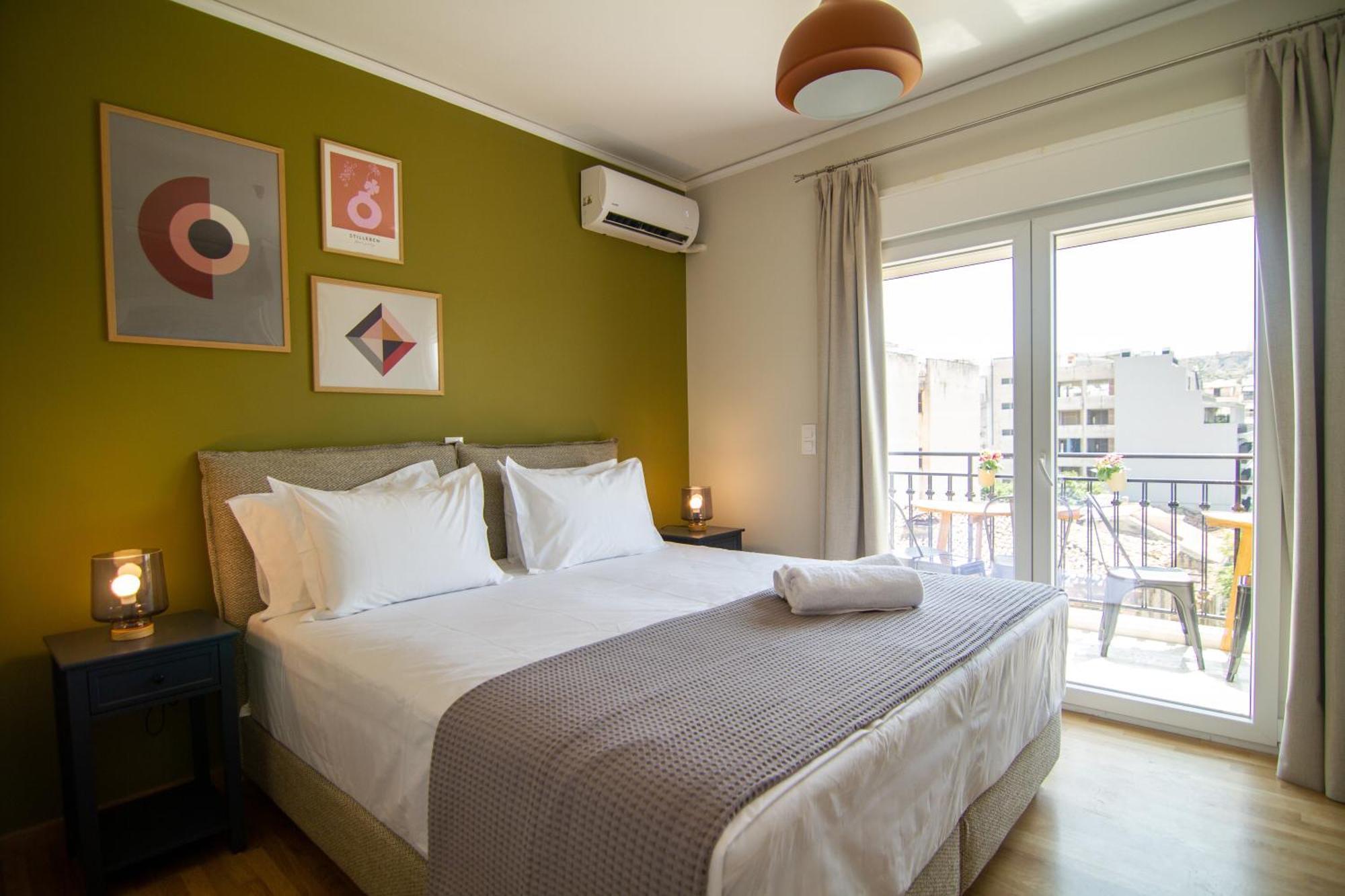Ferienwohnung Stunning Acropolis View - 500M Metro - At Historical Center Athen Exterior foto